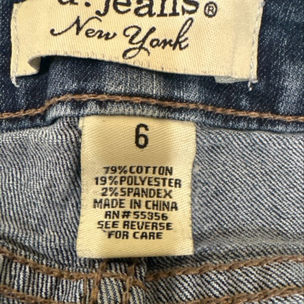 d jeans New York Women's Denim Shorts Size 6 - Picture 4 of 4